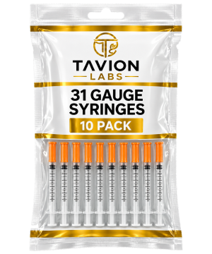 31 GAUGE SYRINGES, 10PACKS